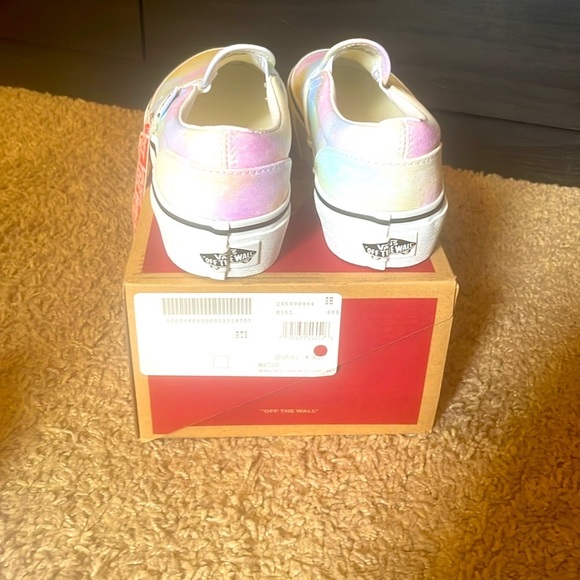 Kids Vans Classic Slip On Pastel Clouds Sizr 3. New in box - Picture 3 of 5